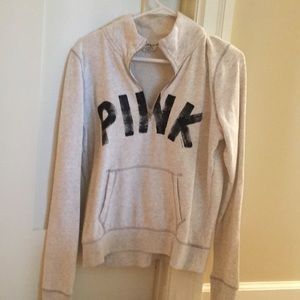 Pink half zip